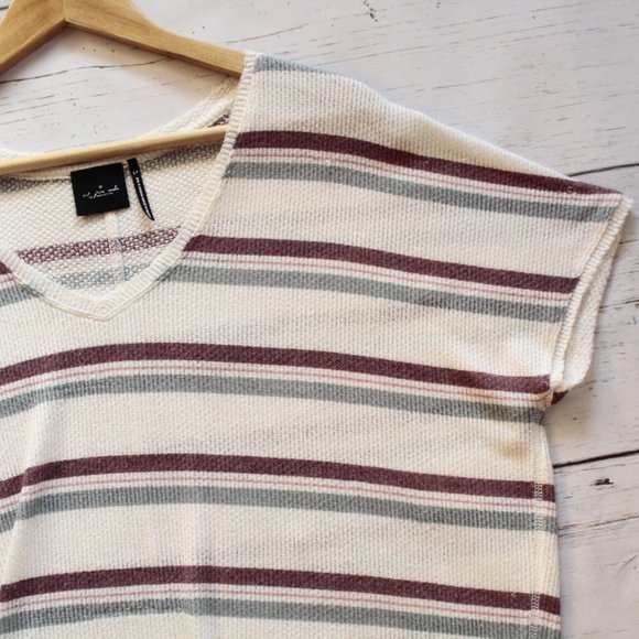 Urban Outfitters Out From Under Oversized Striped Tee S - Picture 2 of 10
